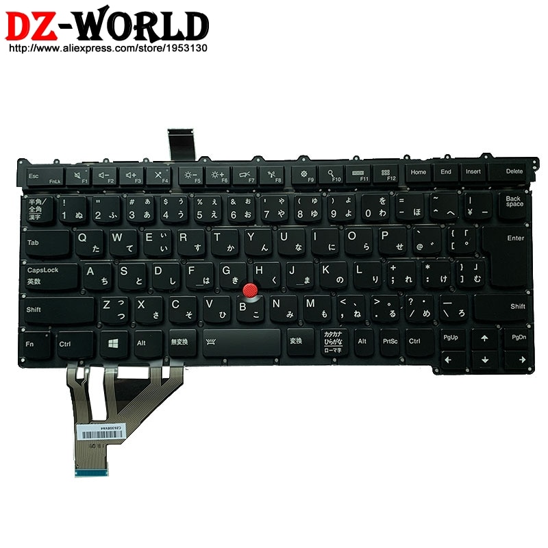Teclado japonés con retroiluminación para Lenovo Thinkpad X1 Carbon 3rd Gen, Teclado SM20G18636