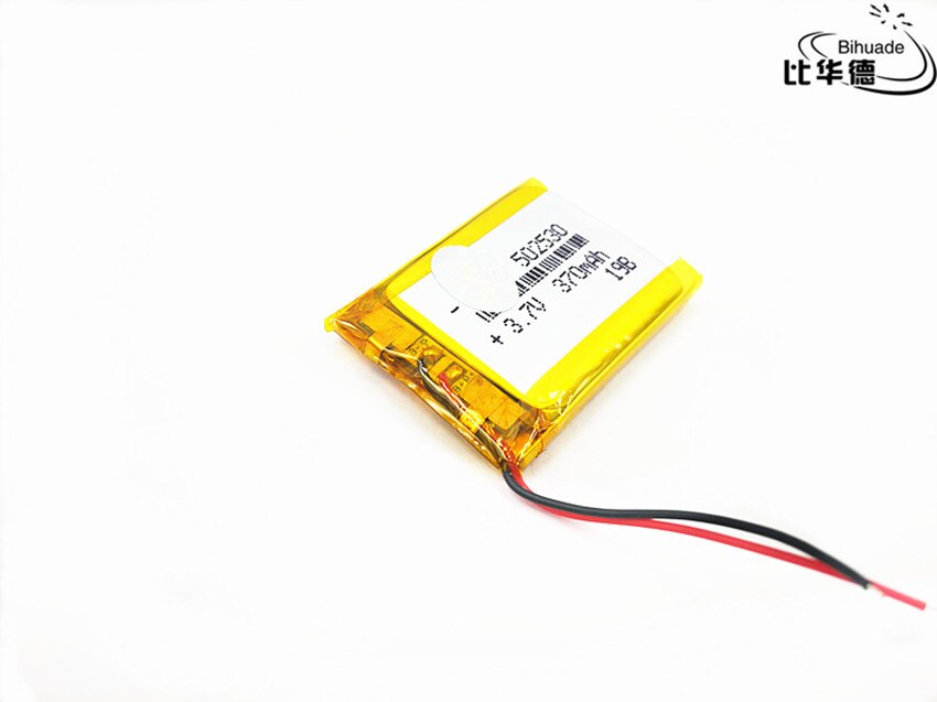 ) 502530 370 mah lithium-ion polymer battery goods of CE FCC ROHS certification authority