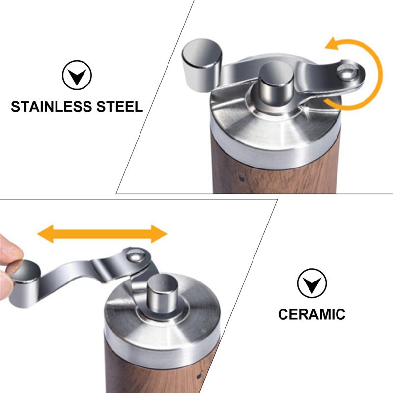 Manual Coffee Bean Hand Grinder Coffee Beans Grinding Machine Grain Mill Hand Coffee Grinder Wheat Grinder Mill Machine