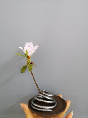 Ikebana-support d'arrangement de fleurs japonais, support de base redressé, ajustement des plantes en fleurs