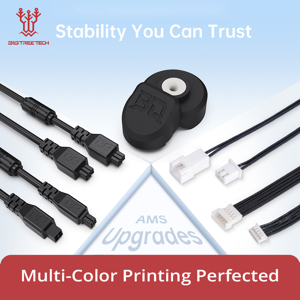 BIGTREETECH Panda AMS Slack & Cable & Guard Extension Cable Durable Ceramic Inlet for Bambulab A1/P1/X1/H2D/AMS 3D Printer Parts