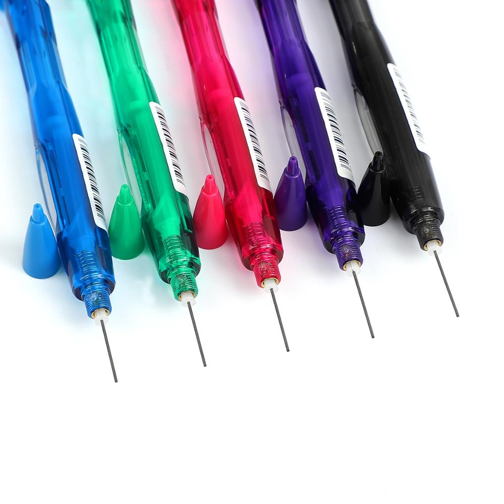 1pc zèbre C-MA-100 crayon mécanique 0.5mm incassable 5 couleurs crayons avec gomme pour étudiant écriture fournitures scolaires