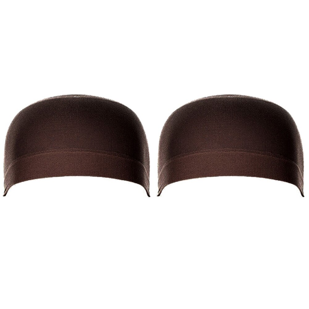 Capuchon de perruque universel pour femmes et hommes, accessoire de coiffure, à haute élasticité, compatible avec la peau, 2 à 12 pièces: Dark Coffee 1 Box