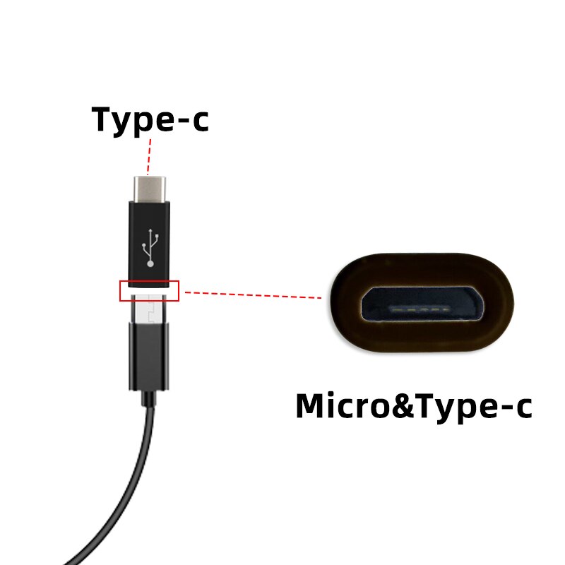 Stecker Mikro & Typ C Transfer stecker Mikro USB Stecker für Android-praktisch