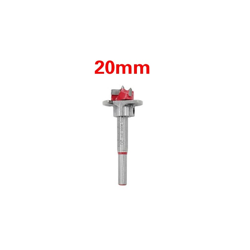 15-35mm Adjustable Carbide Drill Bits Hinge Hole Opener Boring Bit Tipped Drilling Tool Woodworking Positioning Hole Saw Kit: 20mm