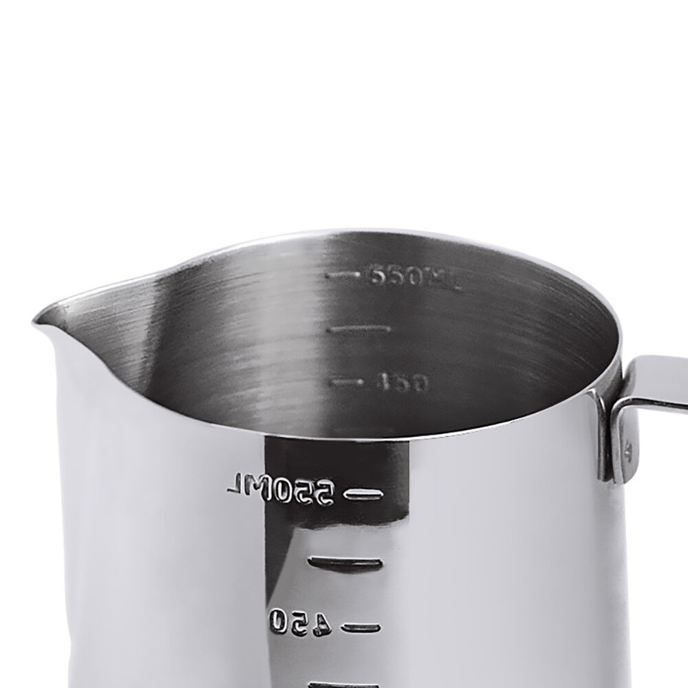 350 360Ml Grote Capaciteit Roestvrijstalen Koffie Melk Pitcher Bar Koffie Container Latte Melk Opschuimen Jug Espresso Shot Tool