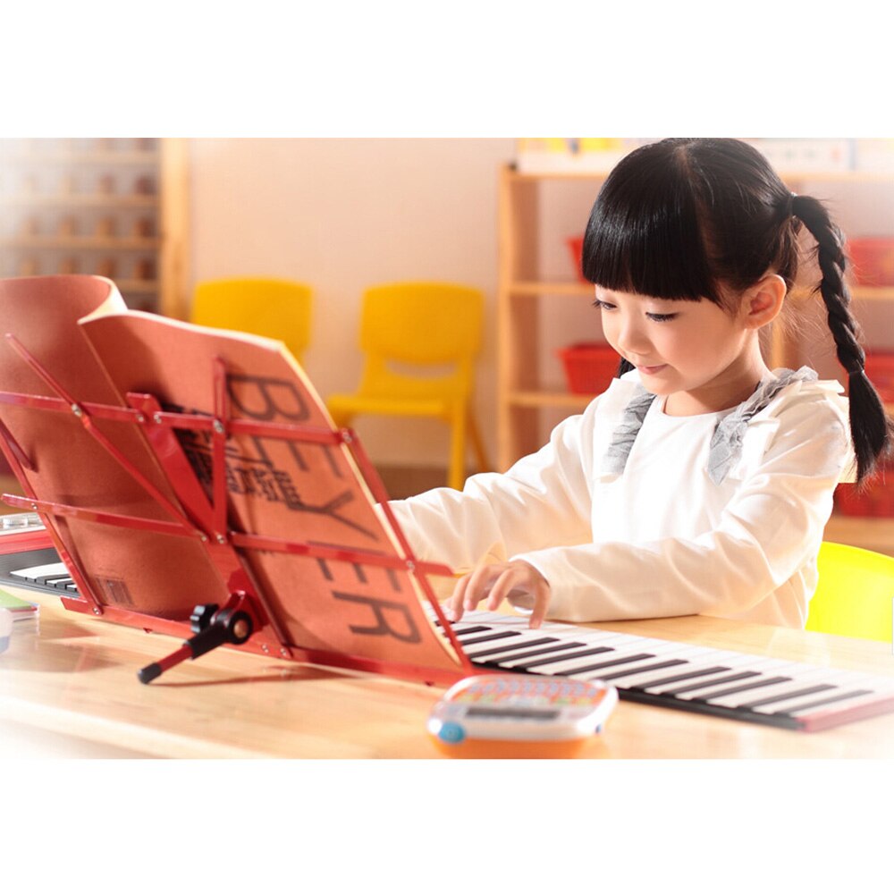 Portable 61 Keys Folding Piano USB MIDI Keyboard MIDI Conctroller Hand Electronic Piano