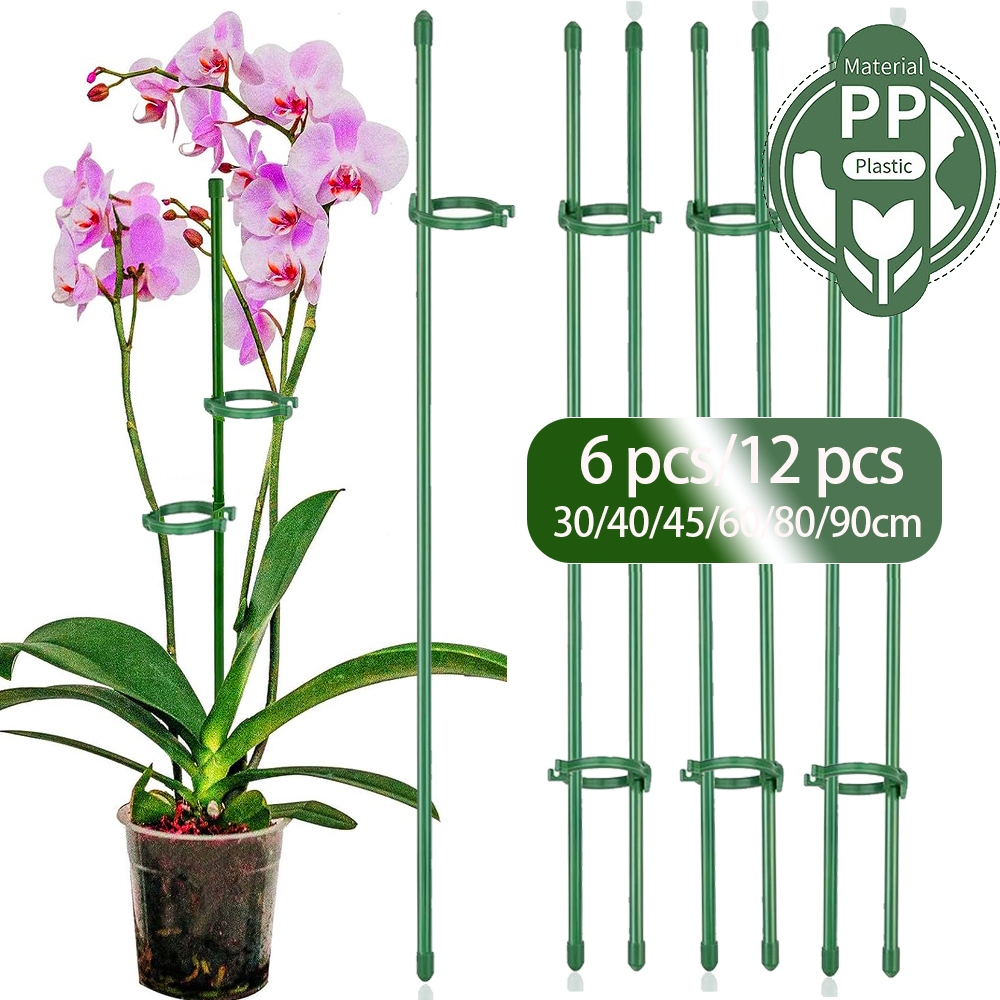 Plant Stakes Adjustable Plant Support Stakes for Medium and Small Indoor Plants Garden Stakes for Strong Plant Support