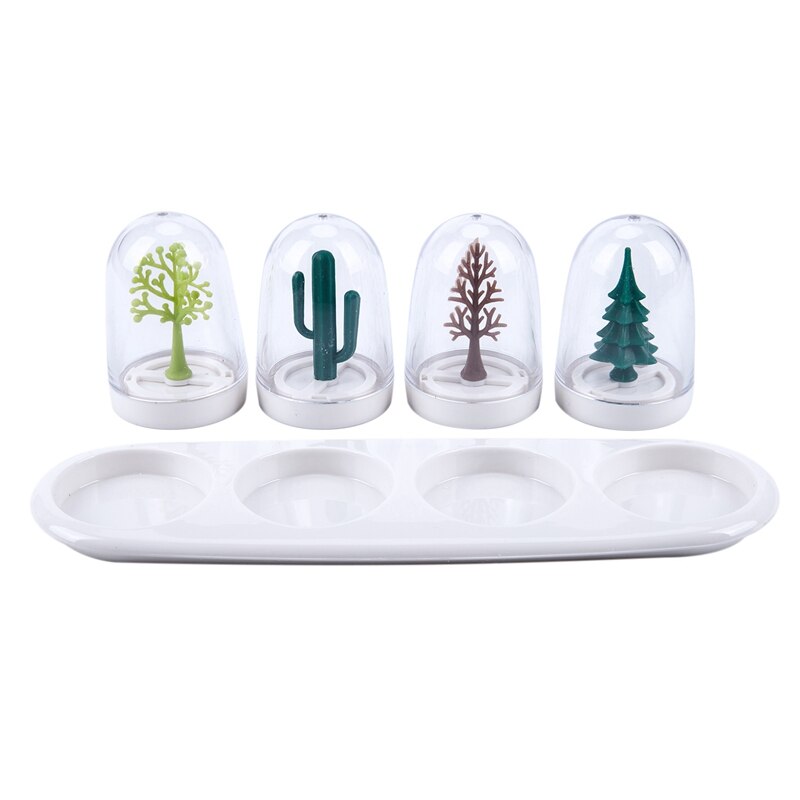 8Pcs Kitchen Supplies Four Seasons Plant/ Four Animal Spice Jar Seasoning Bottle Salt Sugar Pepper Shaker Cooking Tools