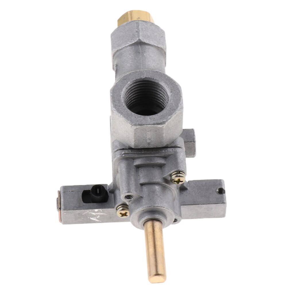Electric Ignition Oven Stove Burner Valve Inlet 1/2-14NPT Outlet 1/2-14NPT