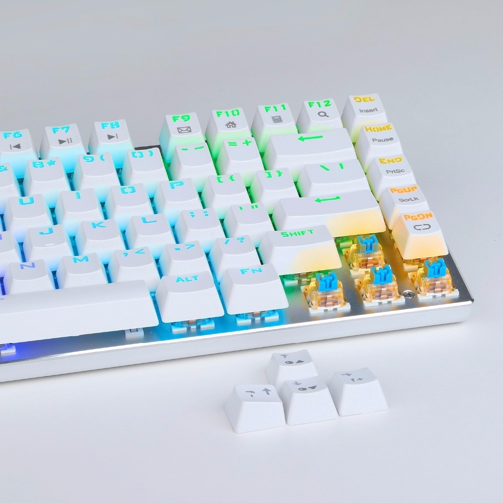 Z88 RGB Backlit 81 Keys Tenkeyless Compact Small Mechanical Gaming Keyboards DIY Outemu Blue Switches