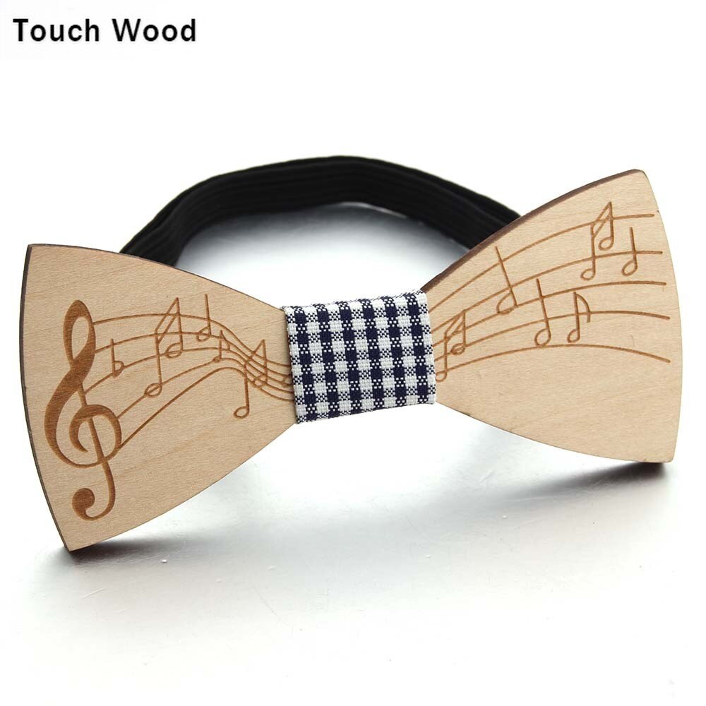 Træsløjfe mænds sløjfe naturligt håndlavet træ sløjfe noder