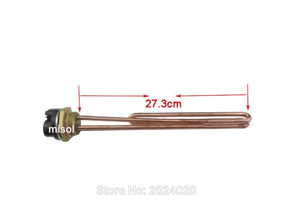 2000w 220v 1.25 " (bsp , dn32),  elektrisk element, elektrisk nedsenkningselement booster, med termostat