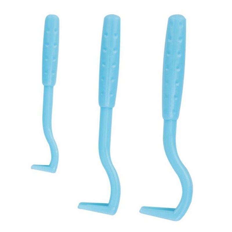 3pcs/set Plastic For Tick Twist Hook Flea Remover Hook Pet Cat Dog Accessaries Tick Remover Tick Tool Pet Supplies Accessories: blue