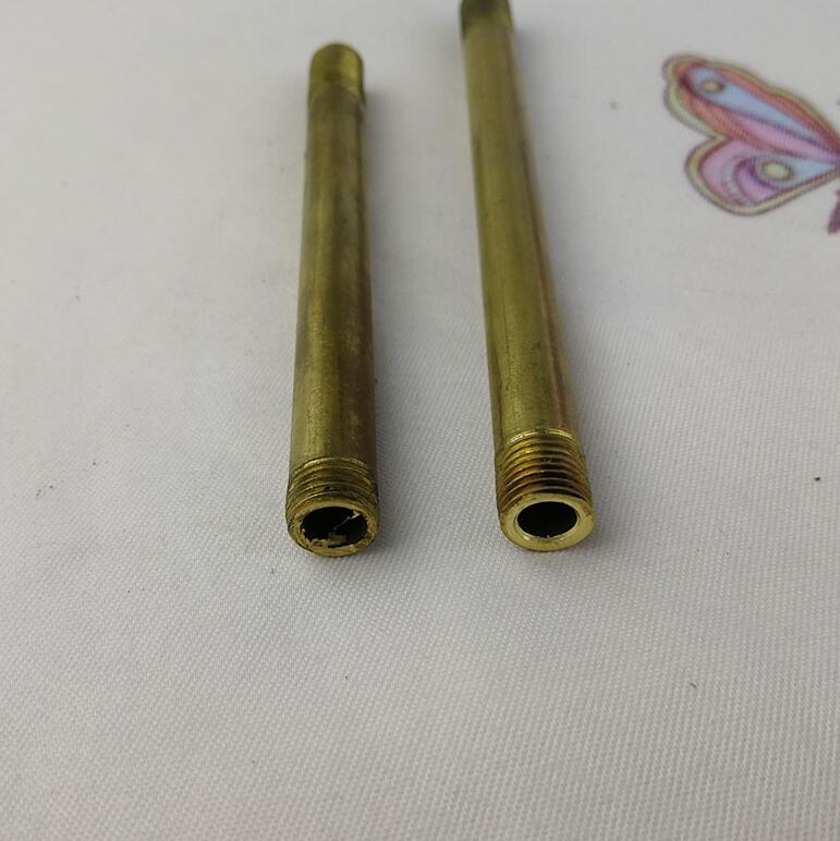 100mm 120mm rent kobber  m10 -tanns rør koble lampe sokkel armaturer belysning tilbehør diy deler