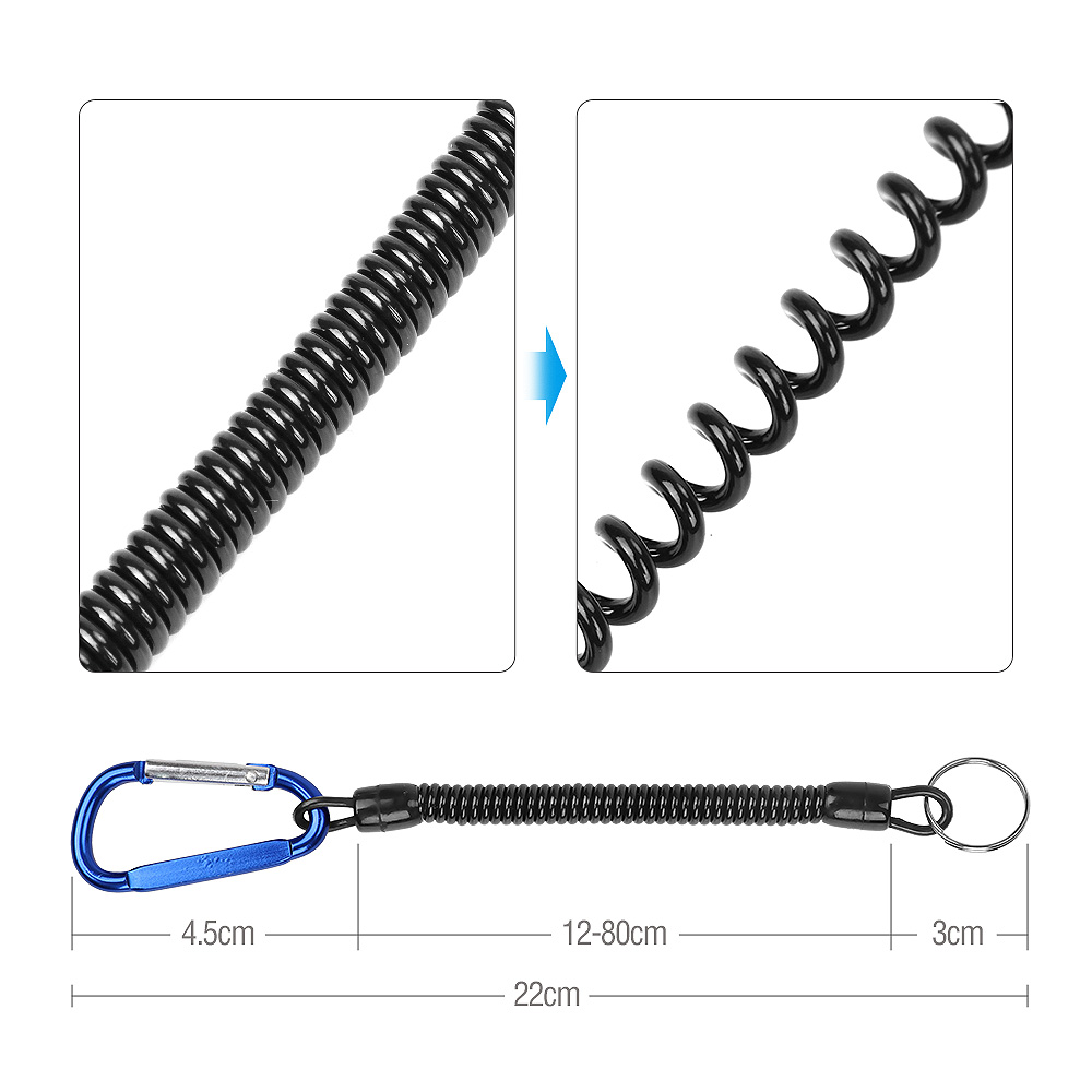 DONQL Multifunktionale Angeln Zangen Scheren Linie Cutter Haken Remover Angeln Clamp Zubehör Werkzeuge Mit Lanyards Frühling Seil