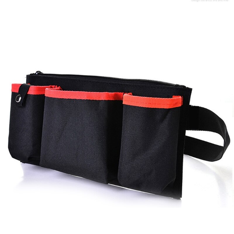 THINKTHENDO-riñonera portátil para hombre, bolsa para la cintura, herramienta de jardinería, cinturón ajustable, con múltiples bolsillos