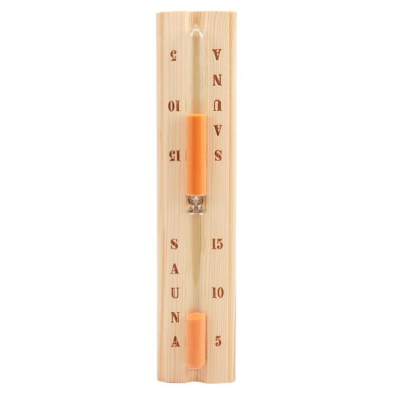 Sauna Apparatuur Sauna Timer 15 Minuten Hout Sauna Zandloper Klok Zand Timer Klok voor Sauna Spa Kamer