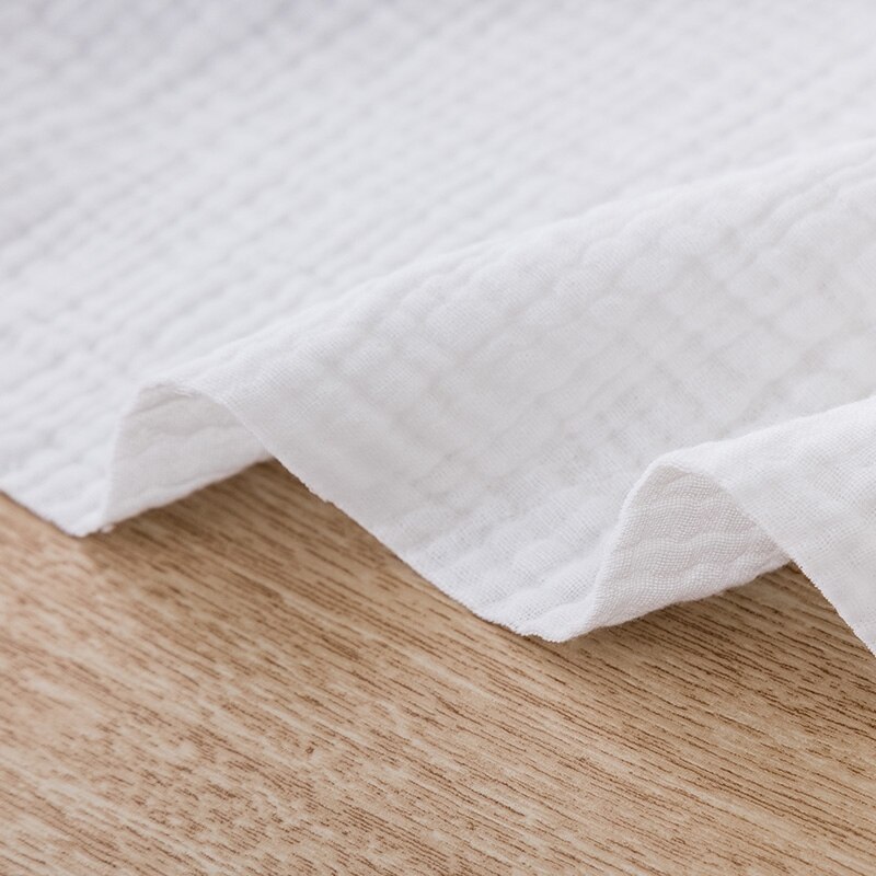 Dubbele Laag Katoen Gaas Stof Crêpe Naaien Materiaal Milieuvriendelijke Voor Zorg Katoen Mesh Gaas Of Baby Servet 25*150cm W300530