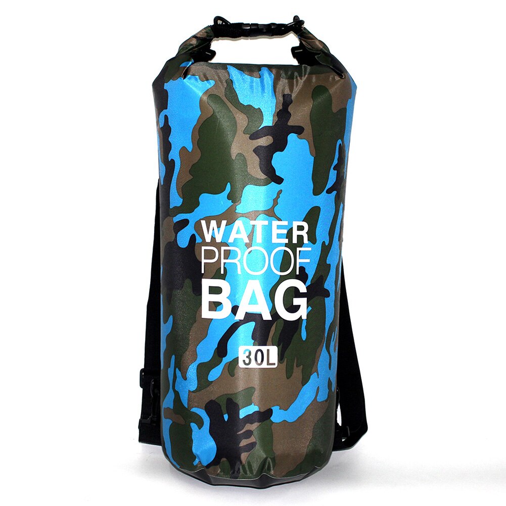 Waterproof Dry Bag Outdoor Sport Swimming Rafting Kayaking Sailing Shoulder Bag: Sky Blue