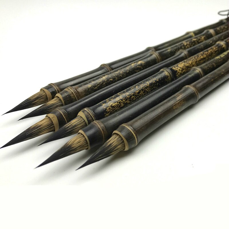 Traditioneller Chinesischer Kalligraphie-Pinsel Für Anfänger – Metallummantelt, Langlebig, Ideal Für Schrift & Malerei