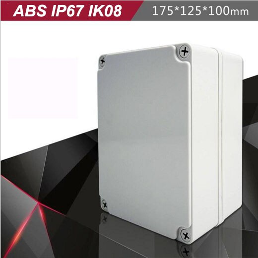 ABS shell small outdoor cable IP67 plastic waterproof junction box electronics enclosure: Purple