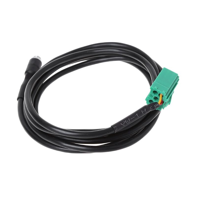 Mini-iso 3.5mm hunstik kabel adapter kabel til renault clio megane scenic 2005 radio cd afspiller