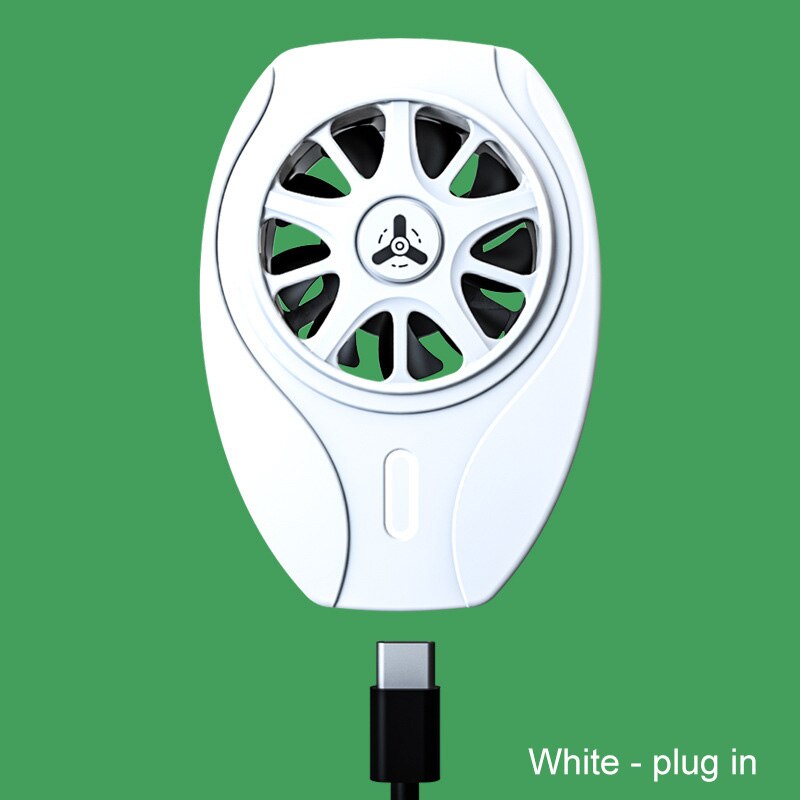 Handy Heizkörper Mit USB Lade Spiel Schnelle Stille Kühler Fan Gamepad Halter Stehen Kühler Für Iphone Xiaomi Huawei: white plug