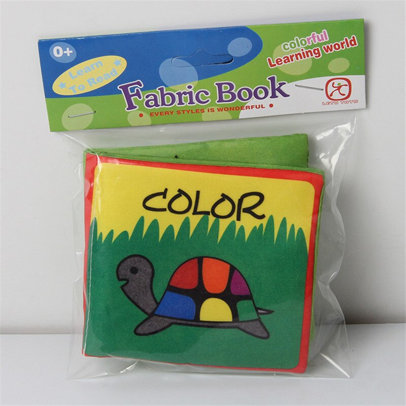 8 seiten Baby Spielzeug Infant Sun Tuch Buch Spielzeug Form Tier Anzahl Puppe Spielzeug Für 0-3Y Frühe Entwicklung Bücher Kinder: Color