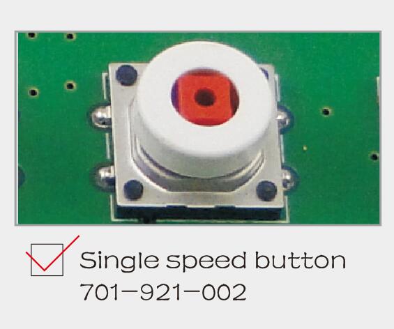 UTING Telecrane Industrial Remote Control F21-E1B Accessories Crane Remote Control Repair Replacement Parts: One-Speed button