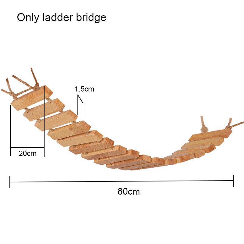 Wall-mounted Cat Bridge Cat Tree House Climbing Frame Star Scratching Post Cat Ladder Step Kitten Jumping Platform Pet Furniture