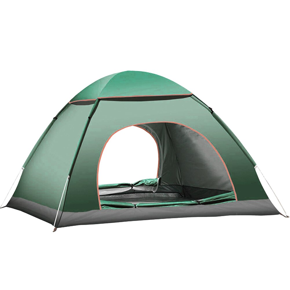 Pop-up telt 3-4 personers campingtelt vandtæt øjeblikkelig opsætning udendørs vandreture backpacking telt ly til camping