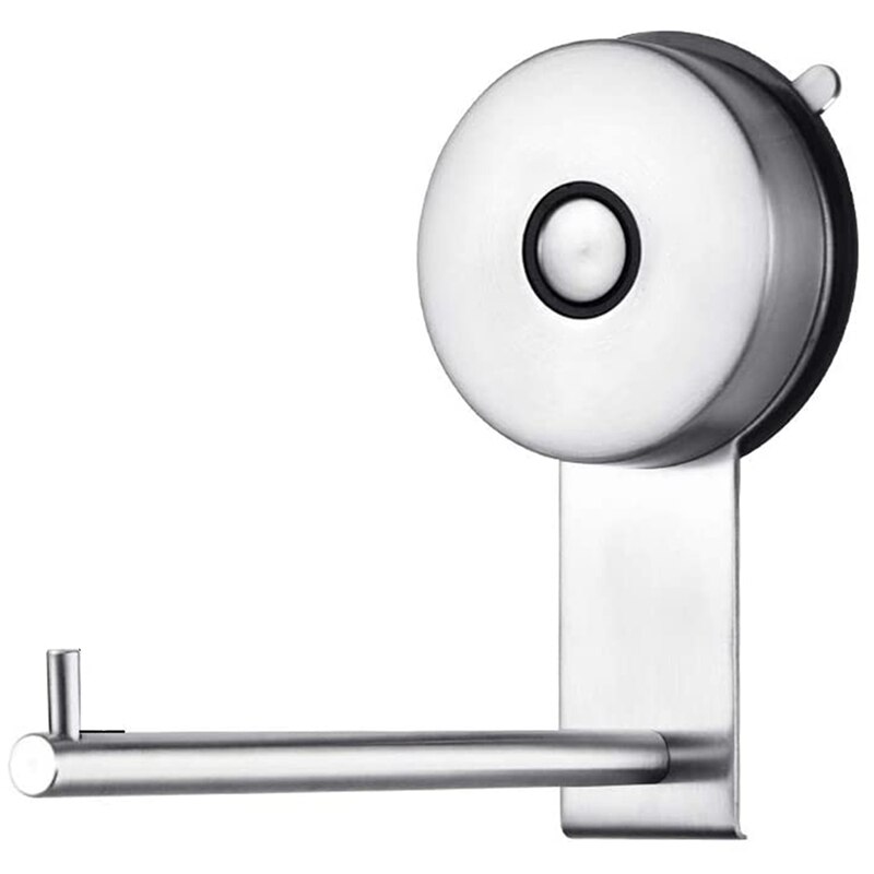 Suction Toilet Roll Holder Hanging Hook Bathroom P... Grandado