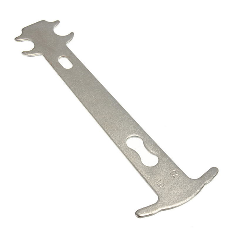Fiets Chains Gauge Meting Heerser Mtb Bike Chain Wear Indicator Gauge Checker Uitgerekt Tool Vervanging Reparatie Tool