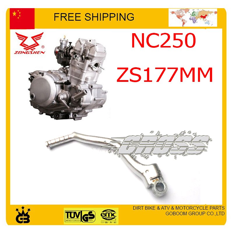 Kickstarter kickstart zongshen  nc250 250cc 4 ventil motor  xz250r t4 t6 xmotos kayo bse dirt pit cykel tilbehør