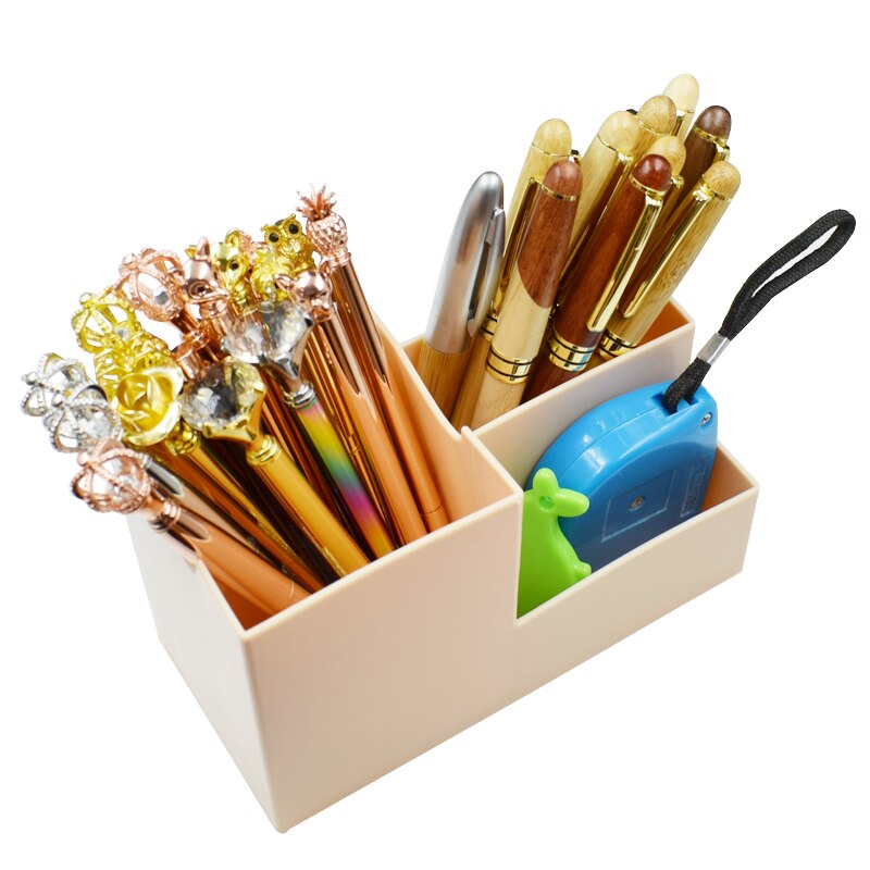 Kantoor school bureau pennenhouder opbergdoos met hoge capaciteit pennenkoker bureau schrijfwaren organizer schrijfwaren 15*10*7.5 cm