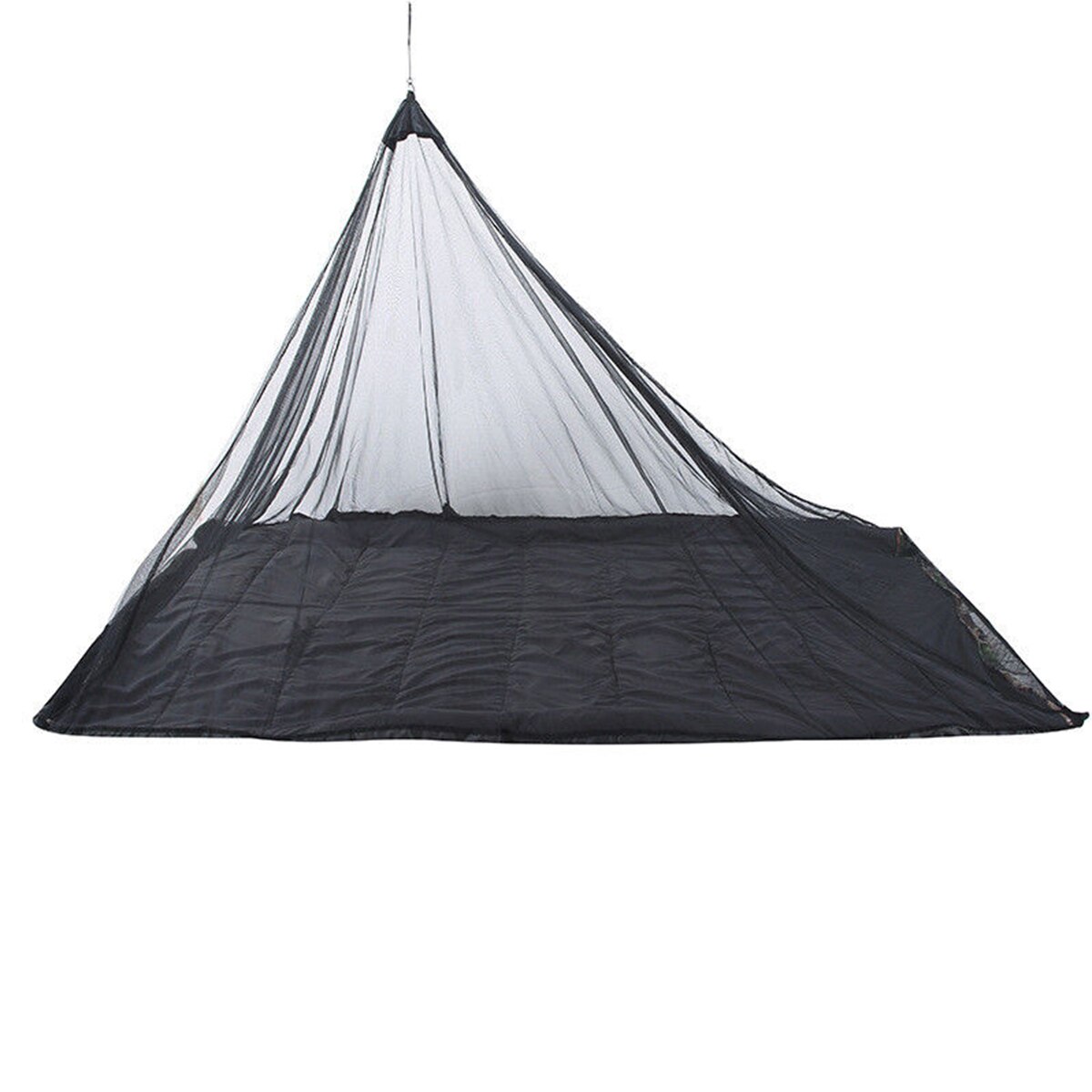 Outdoor Camping Klamboe Perfect Backpacken Accessoire voor Volwassenen en Kinderen Mug Mat Houden Insect Weg Thuis Textiel: Zwart