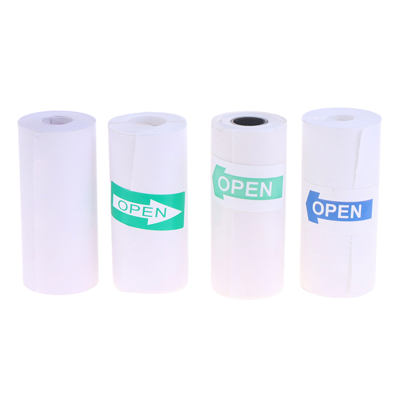 Mini Pocket Printer Self-Adhesive Paper Portable Thermal Printer Label Sticker For Printer Suitable For Home Office Study Work