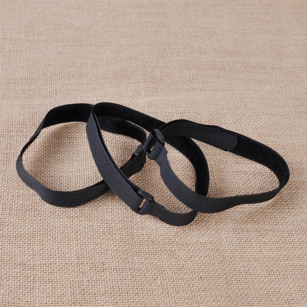 20Pcs Zwart Herbruikbare Fastener Kabel Houder Tie Touw Down Bandjes Cord