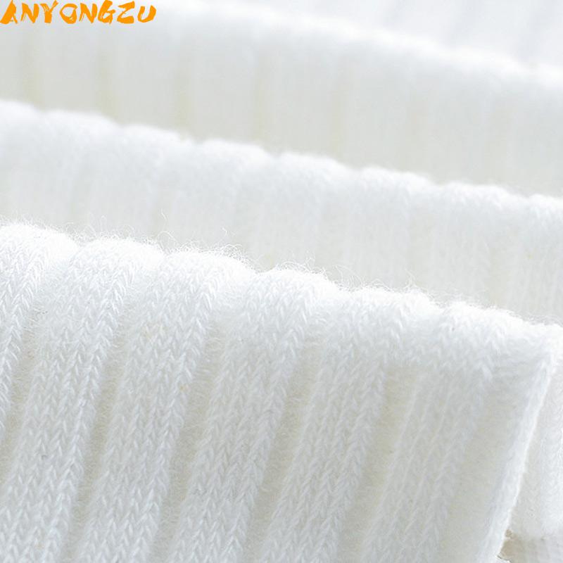 40cm 50cm lange låve jenter knestrømper til låve uformelt striper stil høy elastisk bomull 3-12 år gul hvit grønn