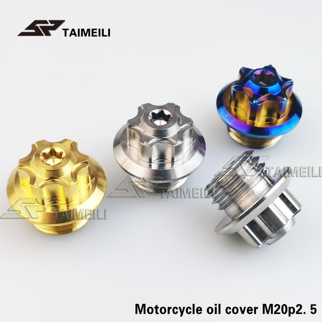 Titanium legering  tc4 motorfiets  m20 p2.5 oliedeksel schroef hard fight / bws fossad gyg gu bheil a