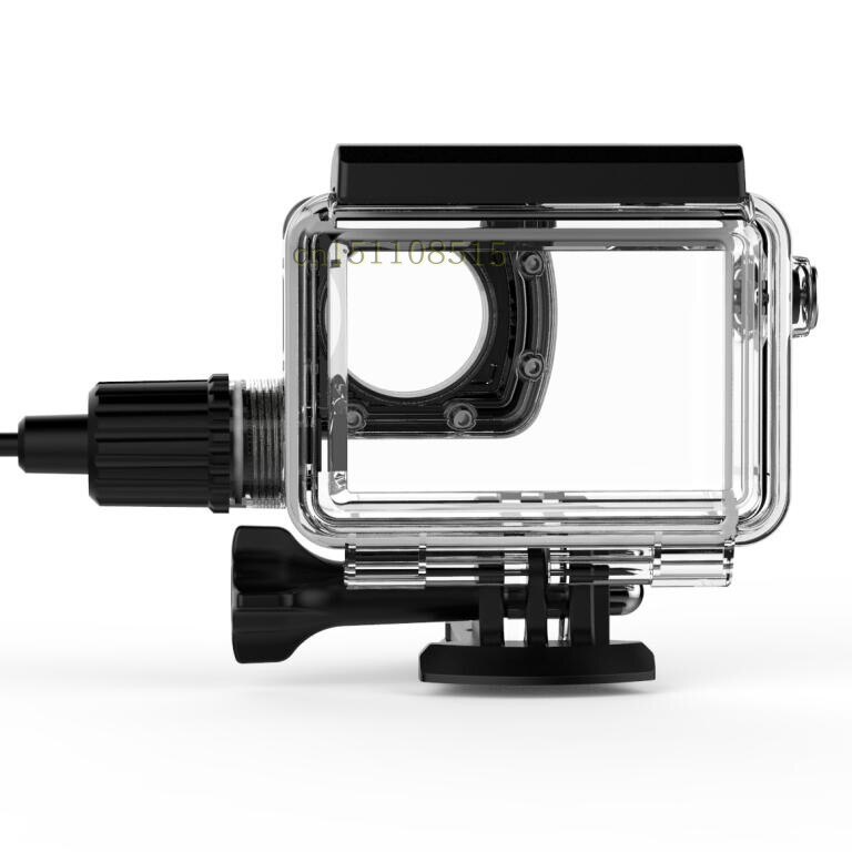 Originele Sjcam Motorfiets Waterdichte Case Voor Sjcam SJ8 Pro/Plus/Air Opladen Behuizing Actie Camera Bescherm Frame Charger doos