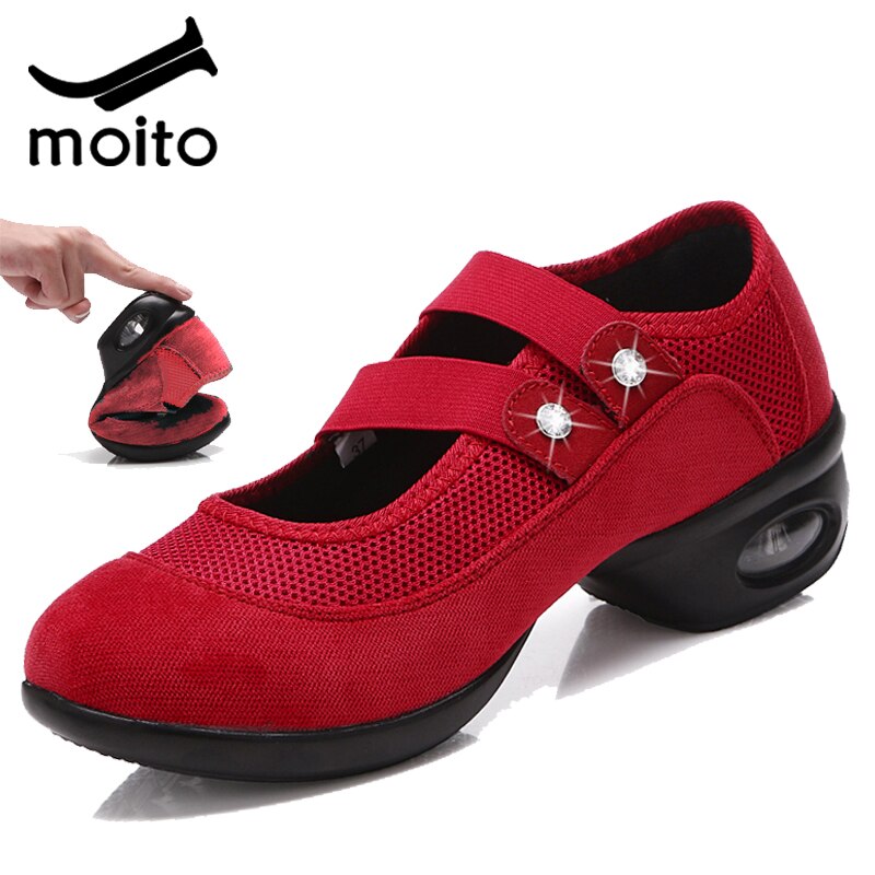 Chaussures de sport à semelle souple pour femme, baskets de pratique de la danse moderne, Jazz, Double 11, offre spéciale, automne