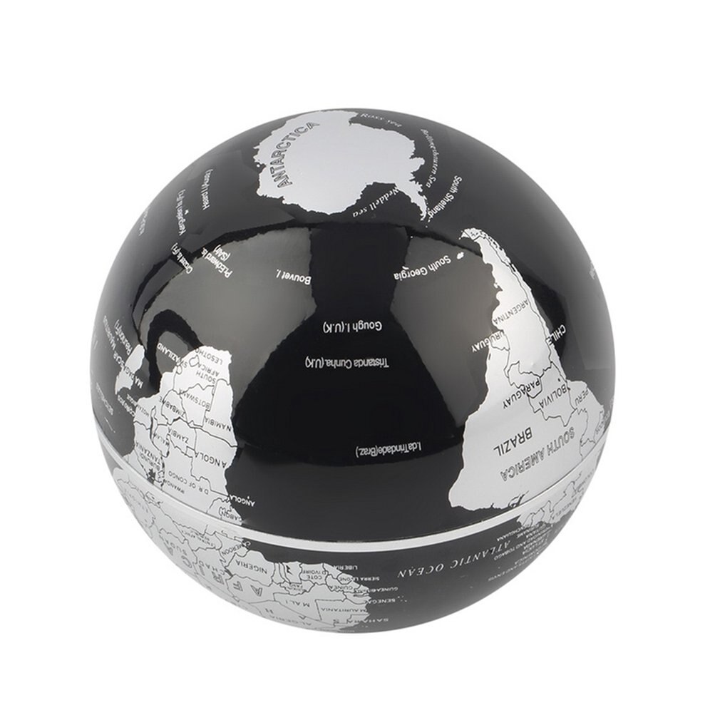 Mode Elektronische Drijvende Tellurion C Shape Magnetische Levitatie Zwevende Globe World Map Met Led Licht Woondecoratie