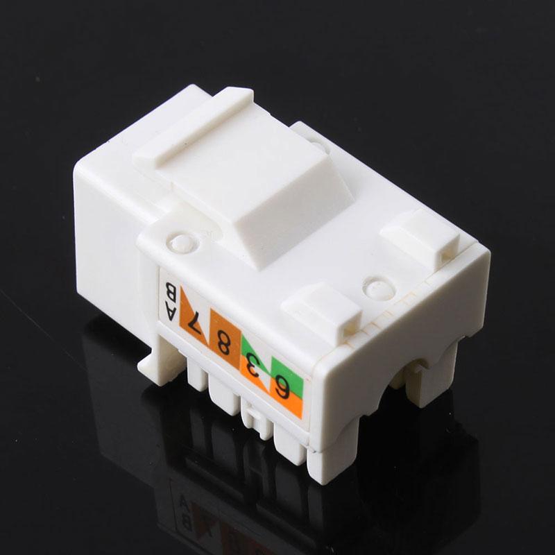 1PCS Cat5E 110 Punch Down Keystone Jack RJ45 CAT5 Network #53046