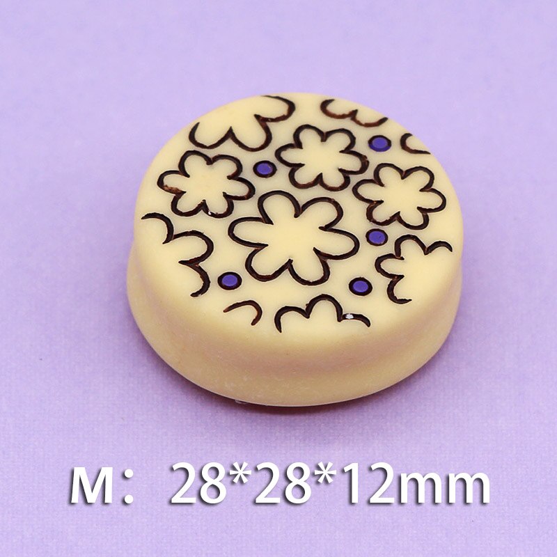 Simulation food fridge magnets chocolate candy refrigerator paste magnetic 3d paste home decoration candy model props simulation: M
