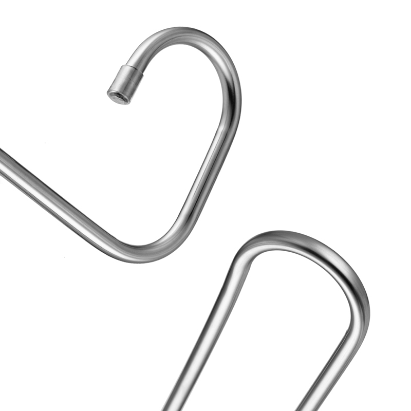 S-Vormige 5 Lagen Broek Hanger Rack Badkamer Keuken Organizer Broek Houder Tie Rack Voor Kleerhanger Rvs