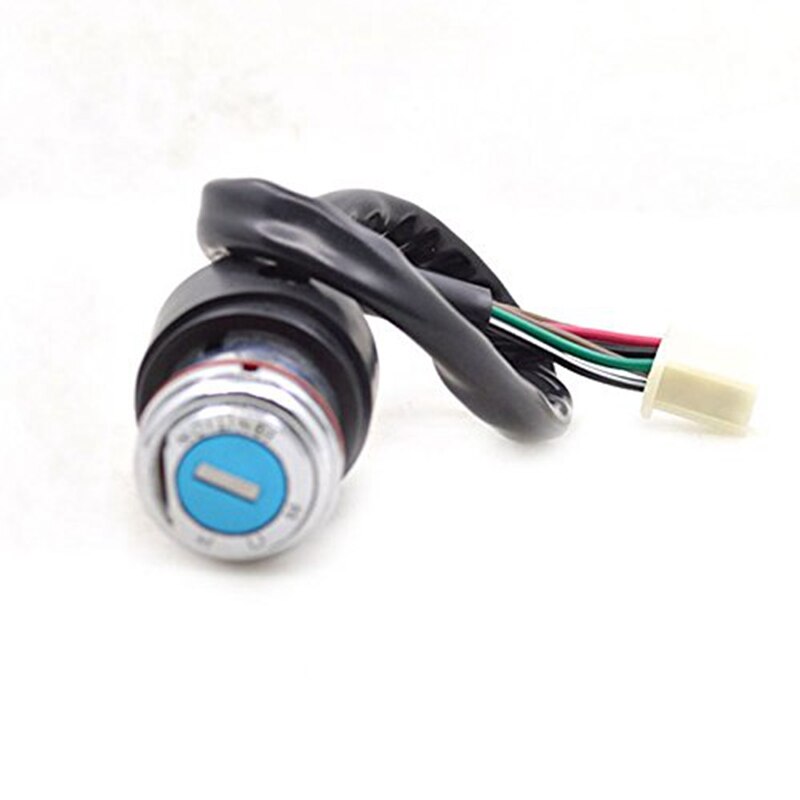 Cerradura de interruptor de encendido de motocicleta + tapa de tanque de Gas de combustible, Juego de 2 llaves de bloqueo para Haojue Suzuki Gn125 Gn 125 125Cc, piezas de repuesto