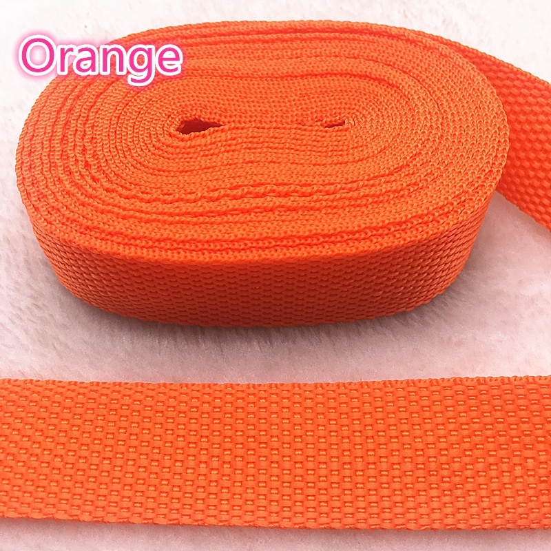 5yards Length 1 Inch (25mm) Width Nylon Webbing Strapping Craft Color U PICK: 14