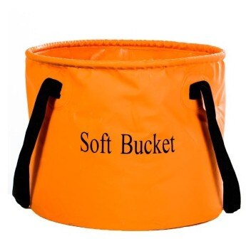 Seau à eau pliable multifonctionnel de 22l, lavage de voiture, de Camping en plein air, seau souple pliable pour la pêche: Default Title